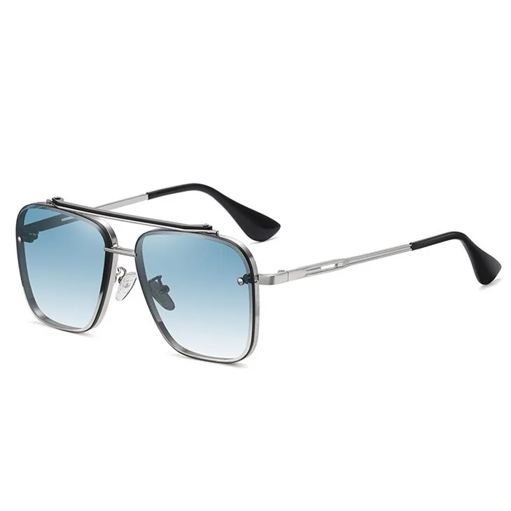 Fashion Metal Mens Gradient Sunglasses